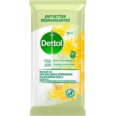 Dettol Doekjes Bio afbreekbaar Citrus 50 stuks